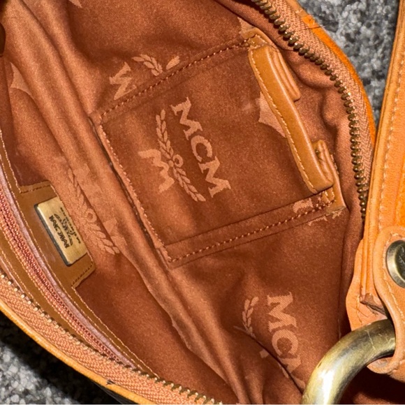 MCM Cognac Visetos Shoulder Bag - Picture 5 of 5